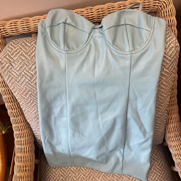 Bardot mini dress in teal. Great condition. Ordered from Revolve. Size small. - Picture 4 of 6